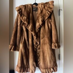 Women's Brown Fur Coat